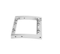 RC Car Accessories RC Crawler Servo Mounting Bracket Aluminum Alloy Stable Structure Look Bumper Mount For 1/10 RC Crawler(Silver)