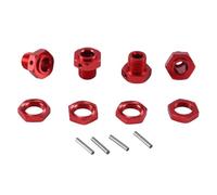 RC Car Accessories Spare Compatible With Arrma 4S For KRATON For Outcast 1/10 RC Car Upgrade Parts Accessories Metal 17mm Wheel Hex Hub Adapter With Nut