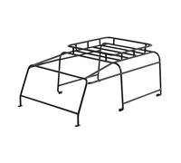 RC Car Accessories Spare Compatible With Gelande II G2 For Defender D90 1/10 RC Crawler Car Upgrade Parts Metal Steel Roof Rack Roll Cage Luggage Tray