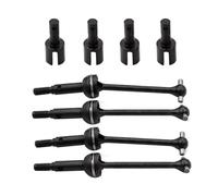 RC Car Accessories Spare Compatible With LC For RACING For PTG-2 For PTG2 1/10 RC Car Upgrade Parts 8Pcs Metal Steel Gearbox Joint Cup Diff Cup Drive Shaft Set CVD