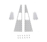 RC Car Accessories Spare Compatible With MN D90 D99S For MN99S 1/12 RC Car Upgrade Parts Accessories Metal Anti-Skid Plate Intake Grille Accessories