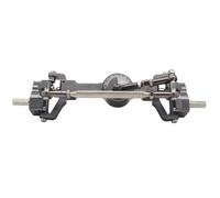 RC Car Accessories Spare Compatible With MN99S For MN D90 D91 D96 For MN98 MN45 1/12 RC Car Upgrade Parts CNC Metal Front And Rear Portal Axle Set(Grey,Front)
