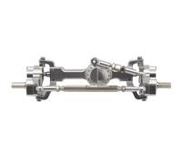 RC Car Accessories Spare Compatible With MN99S For MN D90 D91 D96 For MN98 MN45 1/12 RC Car Upgrade Parts CNC Metal Front And Rear Portal Axle Set(Silver,Front)