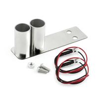 RC Car Accessories Spare Compatible With Redcat For HPI For Tamiya For TT01 For Sakura 1/10 RC For Racing Drift Car Metal Exhaust Pipe Tail Throat With Light(B)