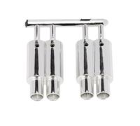 RC Car Accessories Spare Compatible With Traxxas For Tamiya For HSP For HPI For Kyosho 1/10 RC Car Off Road For Buggy Decoration Dual-Outlet Exhaust Pipe Tailpipe