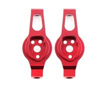 RC Car Accessories Spare Compatible With Traxxas For TRX4 For TRX-4 1/10 RC Crawler Car Parts Accessories 2Pcs Metal Front Caster Block C-Hub Carrier 8232(Red)