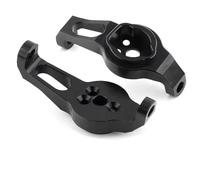 RC Car Accessories Spare Compatible With Traxxas For TRX4 For TRX-4 1/10 RC Crawler Car Parts Accessories 2Pcs Metal Front Caster Block C-Hub Carrier 8232(Black)