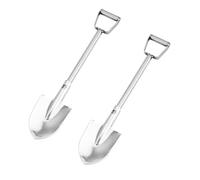 RC Car Accessories Spare Compatible With Traxxas For TRX4M For Axial For SCX24 1/18 1/24 RC Crawler Car Decoration Parts 2Pcs 80X18mm Stainless Steel Shovel