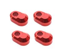 RC Car Accessories Spare Compatible With TRAXXAS For X-MAXX 6S 8S For XRT 8S For MAXX 1/5 1/6 1/10 RC Car Parts Accessories 4pcs Metal Suspension Pin Retainer(Red)