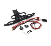 RC Car Accessories Spare Compatible With Wltoys 144001 144010 124016 124017 124018 124019 RC Car Upgrades Decoration Parts Front Bumper With Light