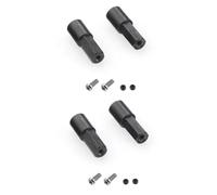 RC Car Accessories Spare Compatible With WPL D12 C14 C24 C34 B14 B24 C16 B36 For MN D90 For MN99S RC Car Upgrade Parts Accessories 4 Pcs Metal Rear Axle Shaft
