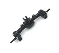 RC Car Axle Parts Compatible With FCX24 For FMS 1/24 RC Cars Upgrade Parts Accessories Metal Front And Rear Portal Axle Assembly(Black,Rear)