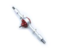 RC Car Axle Parts Compatible With WPL C14 C24 C54 C74 RC Cars Upgrade Parts Modification Accessories Metal Front And Rear Axle Set(Silver,Rear)