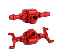 RC Car Axle Set For FMS For EAZYRC For Rochobby FJ For Cruiser For Patriot For Katana For Hilux 1/18 rc Car Metal Front And Rear Axle Housing(Red)