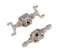 RC Car Axle Set For FMS For EAZYRC For Rochobby FJ For Cruiser For Patriot For Katana For Hilux Metal Front Rear Axle Housing 1/18 rc Car Part(Silver)