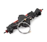 RC Car Axle Set For Tamiya Tractor Tow Drag Truck Parts CNC Metal Front Rear Axle Medium Differential Built-in Gear 1/14 rc Car(Front Axle)