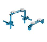 RC Car Body Mount Kit, Aluminum Magnetic Magnetic Body Shell Mount Invisible Body Shell Mount Kit, Magnetic Body Shell Mount for HSP 1/10 RC Racing Car() 1/10 Rc Body Rc Car Magnetic Body Mounts(blue)