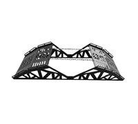 RC Car Bridge Climbing Course, Professional, Portable Desktop RC Car Climbing Obstacle, Bridge, Steep Ramp, Road Barrier, 60x18.5x11.5cm