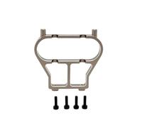 Rc Car Bumper Compatible With MJX For Hyper Go 14211 1/14 RC Car Upgrade Modification Replacement Parts Accessories Metal Rear Bumper Mount Bracket(Grey)