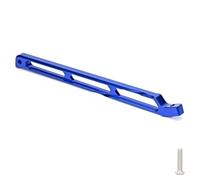 RC Car Chassis Frame Armma For Senton For Typhon For Kraton AR320446 1/8 Alloy Front/Rear Steering Support Long For Chassis Brace Upgrade Parts RC Car(Rear long Blue)