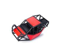RC Car Chassis Frame For Axial For SCX10 II 90046 1/10 RC For Rock For Buggy Crawler Car Model DIY Parts Nylon Plastic Roll Cage Body Shell Frame For Chassis(Red)
