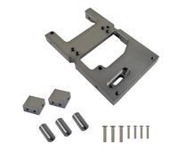 RC Car Chassis Frame For WPL B14 B24 C14 C24 Q65 For MN D90 D99S MN45 Metal Steering Servo Warehouse Fixed Mounting Bracket Rc Car Spare Parts(Titanium)