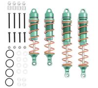 RC car Components Compatible With ARRMA For Kraton 1/8 RC Car Upgrade Parts 4Pcs 110mm 135mm Metal Oil Shock Absorber Damper(Green)