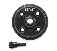 RC car Components Compatible With ARRMA For MOJAVE For KRATON EXB 1/7 1/8 RC Car Upgrade Parts Steel Differential Gear Pinion Gear 35T 8T