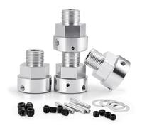 RC car Components Compatible With ARRMA For Typhon 6S 1/8 RC Car Upgrade Parts Replacement Accessories Widening Adapter +10mm(Silver)