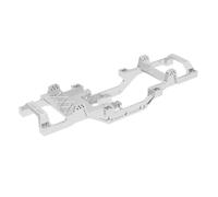 RC car Components Compatible With FMS For FCX24 POWER WAGON 1/24 RC Car Upgrade Parts Accessories Metal Body For Chassis Rails Empty Frame(Silver)