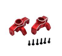 RC car Components Compatible With MJX 14211 1/14 RC Car Upgrade Parts Replacement Accessories 6061 Aluminum Replacement Front Steering Cup Parts(Red)