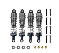 RC car Components Compatible With MN G500 MN86 For MN128 1/12 RC Car Parts Replacement Accessories Metal Adjustable Oil Pressure Shock Absorber(Grey)