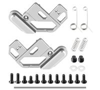 RC car Components Compatible With Tamiya 57409 58347 Lunch Box 1/12 RC Car Upgrade Parts Accessories Rear Axle Suspension Bracket Mount(Silver)