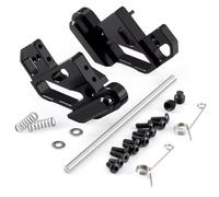 RC car Components Compatible With Tamiya 57409 58347 Lunch Box 1/12 RC Car Upgrade Parts Accessories Rear Axle Suspension Bracket Mount(Black)