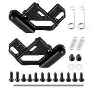 RC car Components Compatible With Tamiya 57409 58347 Lunch Box 1/12 RC Car Upgrade Parts Accessories Rear Axle Suspension Bracket Mount(Black)