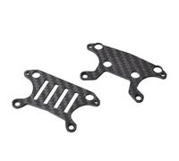 RC car Components Compatible With Tamiya For GF02 Squash Van 1/10 RC Car Upgrade Parts Carbon Fiber Pattern Front Rear Shocks Tower