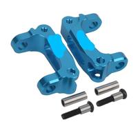RC car Components Compatible With Tamiya For GF02 Squash Van WR-02CB 4WD 1/10 RC Car Upgrade Parts 2pcs Aluminum Alloy Front C-Hubs(Blue)