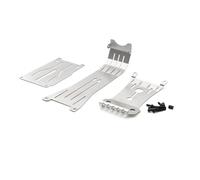 RC car Components Compatible With TAMIYA For Hotshot II 2024 58737 1/10 RC Car Upgrade Parts Stainless Steel For Chassis Skid Plate Axle Protector