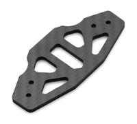 RC car Components Compatible With Tamiya For TT02 1/10 RC Car Parts Carbon Fiber Pattern Front Bumper Support Plate Anti-collision Sponge Press