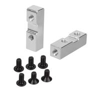 RC car Components Compatible With Tamiya Grasshopper For Hornet Blackfoot CW01 Wild DF02 DT02 RC Car Upgrade Parts Aluminum Servo Stays Mount(Silver)