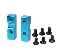 RC car Components Compatible With Tamiya Grasshopper For HotShot CW 01 DF 02 Fast Attack Vehicle For Buggy 1/10 RC Car Parts Aluminum Servo Stay(Blue)