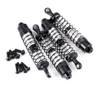 RC car Components Compatible With Tamiya Lunch Box 1/12 RC Car Upgrade Parts Replacement Accessories Aluminium Alloy Oil Shock Absorbers(Silver)