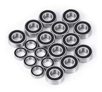 RC car Components Compatible With Tamiya M05 M06 Series CR-X For Fiat Lowride RC Car Upgrade Parts Accessories Sealed Bearings Set