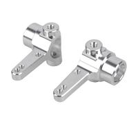 RC car Components Compatible With Tamiya TL01 GF-02 GF-01 WR-02C WR-02CB WR-02G WT-01WT-01N G6-01 1/10 RC Car Part2pcs Aluminum Alloy Front Uprights(Silver)