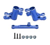 RC car Components Compatible With TRAXXAS For MINI For MAXX TRA10743 For XRT 1/16 RC Car Upgrade Parts Metal Steering Group Enlarged Bearing W252 Kit(Blue)
