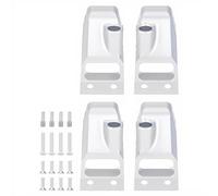 RC car Components Compatible With Vanquish VS4-10 For Phoenix 1/10 RC Car Upgrade Parts 4Pcs Aluminum Front Rear Shock Absorber Mount Tower DIY(Silver)