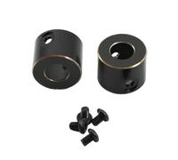 RC Car Components For Axial For Scx10 Pro 1/10 RC Remote Control Crawler Car Black Coating Brass Rear Axle Tube Cap Upgrade Parts Accessories