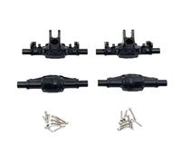 RC Car Components For FMS 124 FCX24M For Camel Trophy D90 D110 For Discovery Of The Fi Metal Upgrade Remote Control Car Front And Rear Axle Shells(Black)