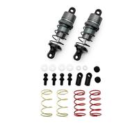 RC Car Components For FW06 For TT01 For M05 For M06 For Racing 1/10 RC Remote Control Car Flat For Racing Drift 63mm 1Pair Of Metal Hydraulic Shock Absorbers