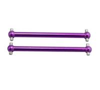 RC Car Components For Himoto E18 1/18 Rc Car Truck For Buggy On-Road Upgraded Hop-up Parts 2pcs For Universal 51mm Driven Dogbone M608 23608(Purple)